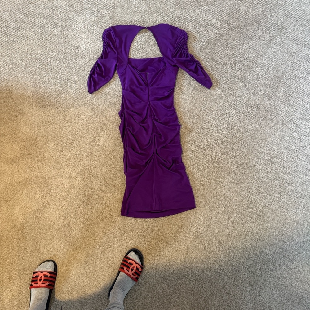 Nicole Miller Vibrant Purple Dress